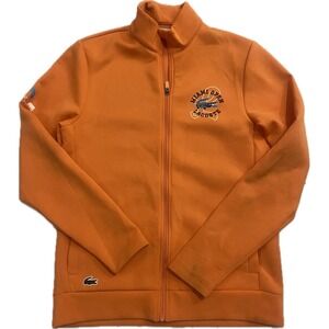 Lacoste Orange Full-Zip Miami Open Track Jacket